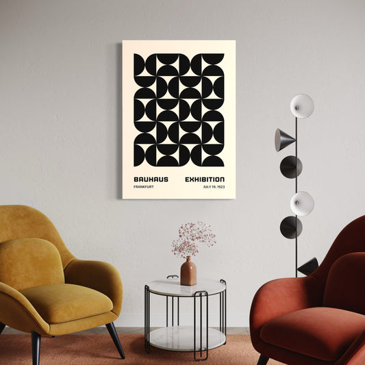 Cuadro decorativo canvas Bau Haus 005