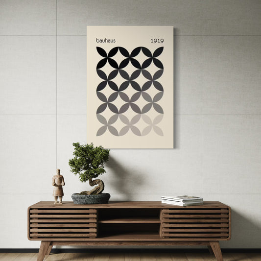 Cuadro decorativo canvas Bau Haus 004