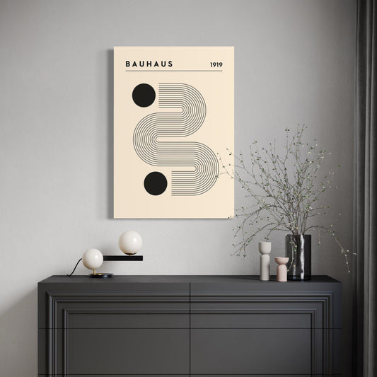 Cuadro decorativo canvas Bau Haus 002