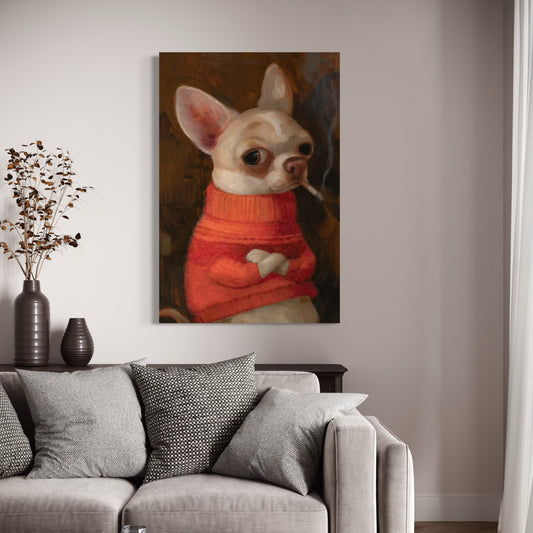 Cuadro decorativo canvas Chihuahueño 001