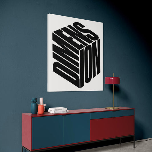 Cuadro decorativo canvas Lettering 003