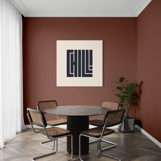 Cuadro decorativo canvas Lettering 002