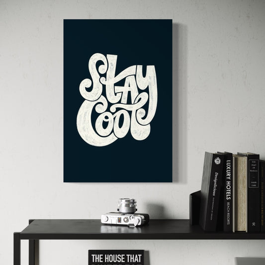 Cuadro decorativo canvas Lettering 004