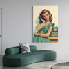 Cuadro decorativo canvas Mujer 043