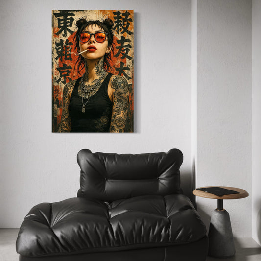 Cuadro decorativo canvas Mujer 042
