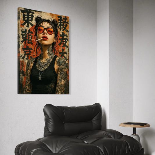 Cuadro decorativo canvas Mujer 042