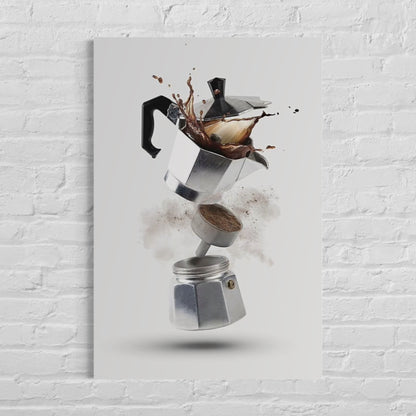Cuadro decorativo canvas Moka 001