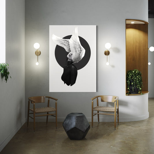Cuadro decorativo canvas Mujer 041