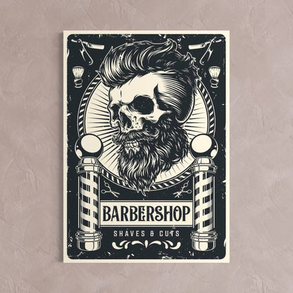 Cuadro decorativo canvas Barbershop 001
