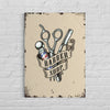 Cuadro decorativo canvas Barbershop 003