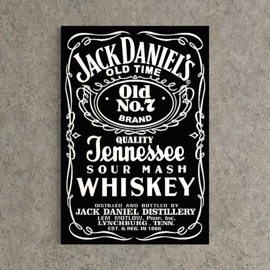 Cuadro decorativo canvas Jack Daniels