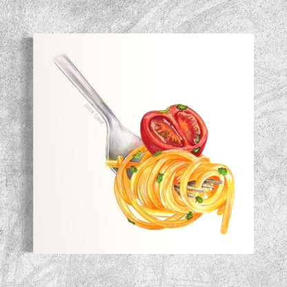 Cuadro decorativo canvas Pasta 001