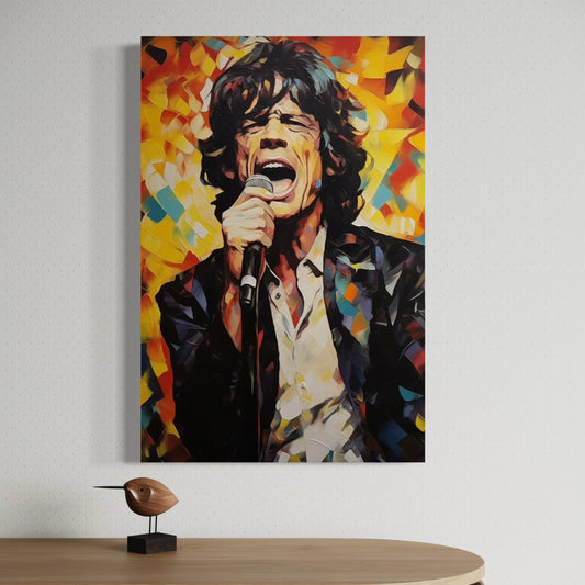 Cuadro decorativo canvas Mick Jagger