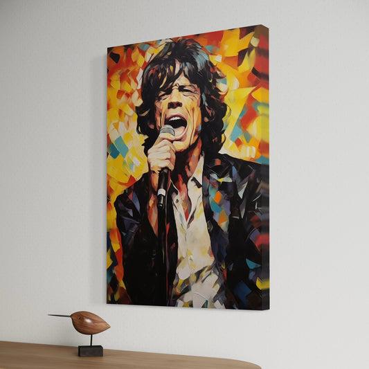 Cuadro decorativo canvas Mick Jagger