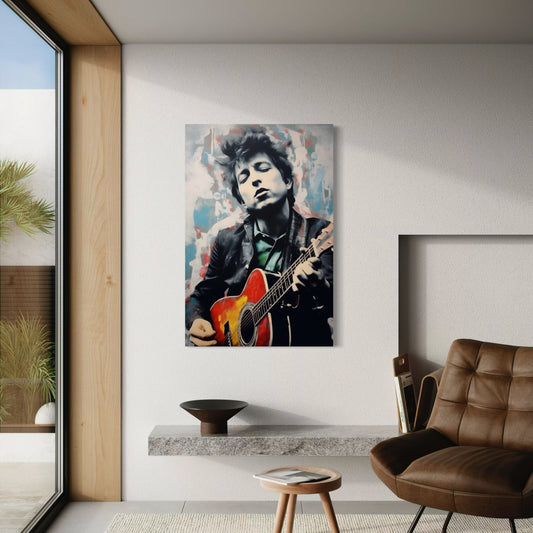 Cuadro decorativo canvas Bob Dylan