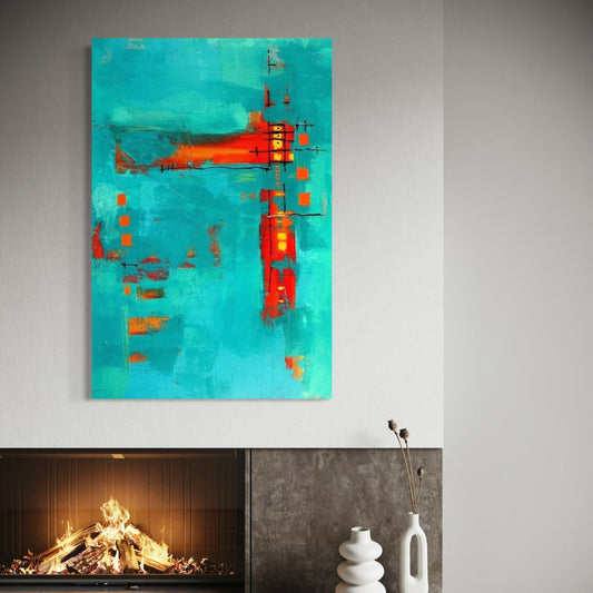 Cuadro decorativo canvas Arte abstracto 060