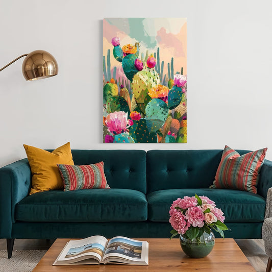 Cuadro decorativo canvas Cactus 006