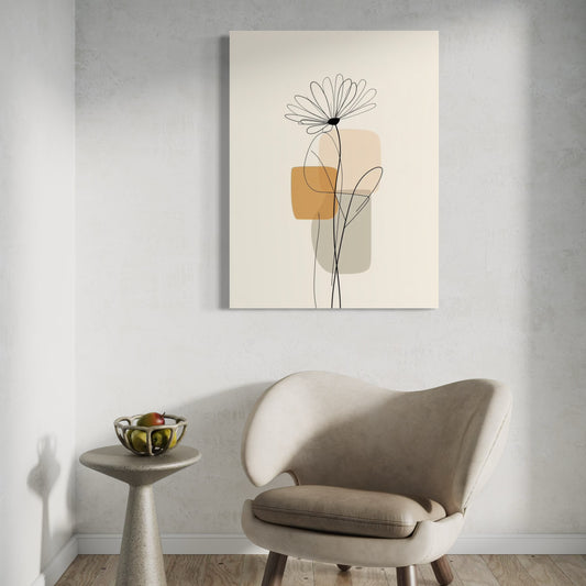 Cuadro decorativo canvas Arte minimalista 002