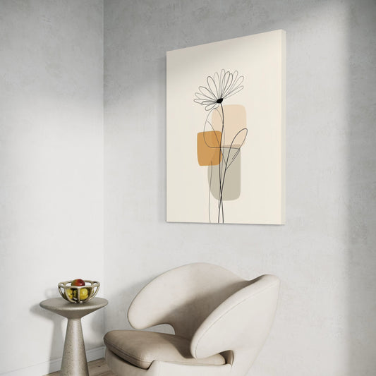 Cuadro decorativo canvas Arte minimalista 002