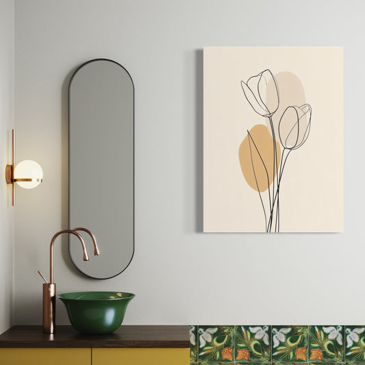 Cuadro decorativo canvas Arte minimalista 001