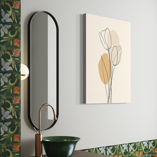 Cuadro decorativo canvas Arte minimalista 001
