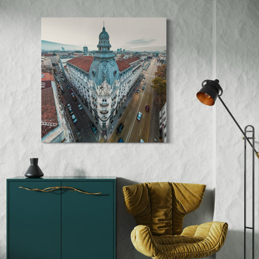 Cuadro decorativo canvas Edificio DZI