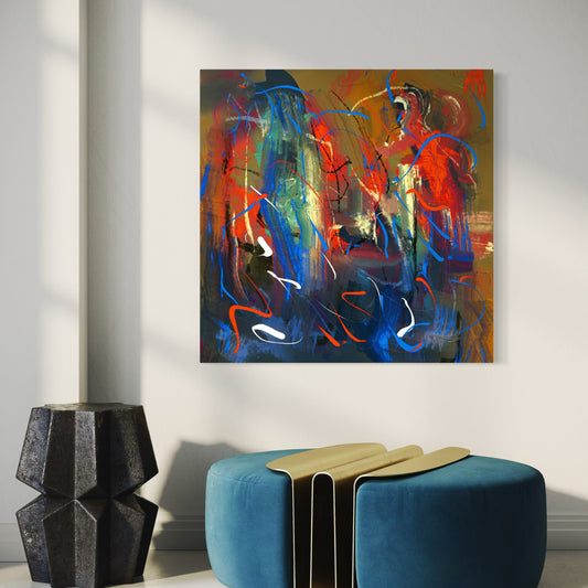 Cuadro decorativo canvas Arte abstracto 087