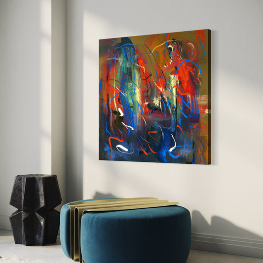 Cuadro decorativo canvas Arte abstracto 087