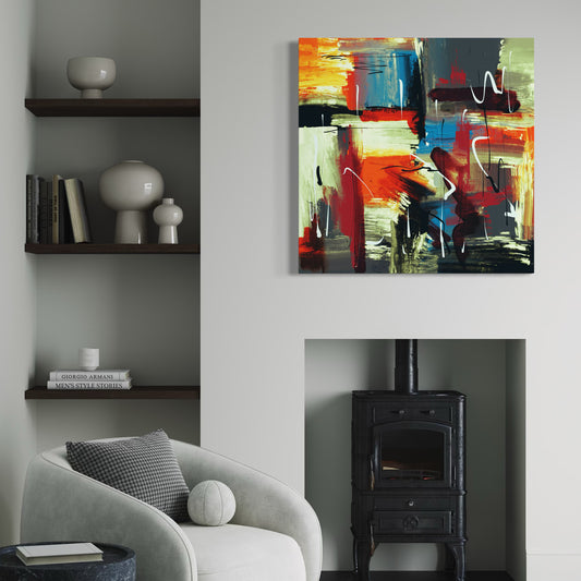 Cuadro decorativo canvas Arte abstracto 085