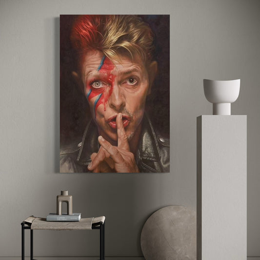Cuadro decorativo canvas Bowie 004