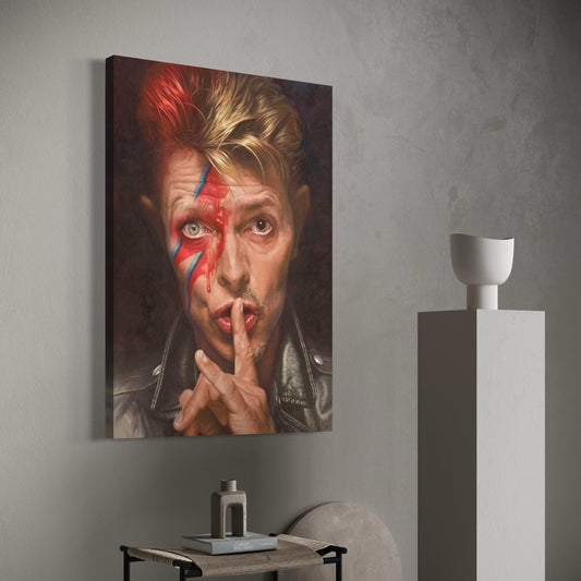 Cuadro decorativo canvas Bowie 004