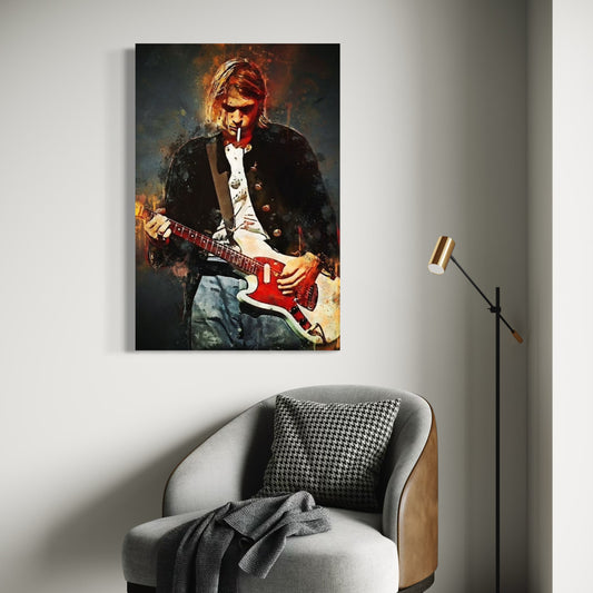 Cuadro decorativo canvas Kurt Cobain