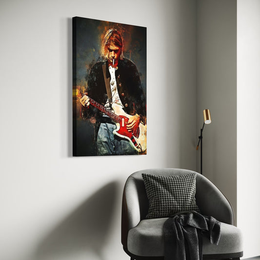 Cuadro decorativo canvas Kurt Cobain