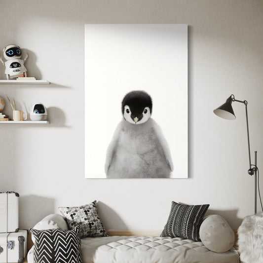 Cuadro decorativo canvas Pingüino