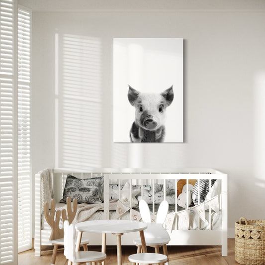 Cuadro decorativo canvas Puerquito