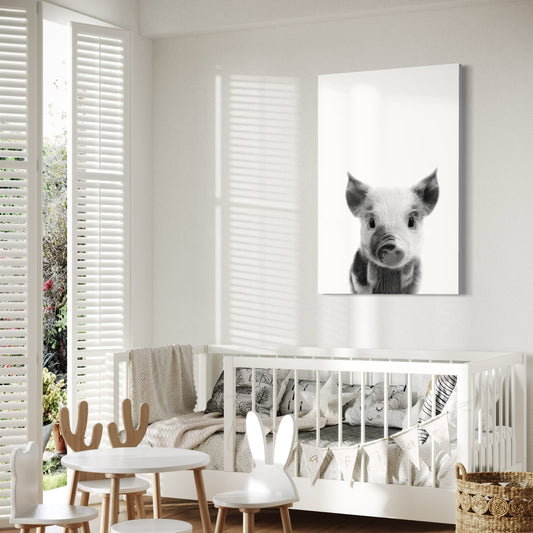 Cuadro decorativo canvas Puerquito