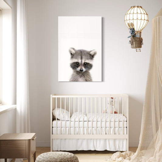 Cuadro decorativo canvas Mapache 002