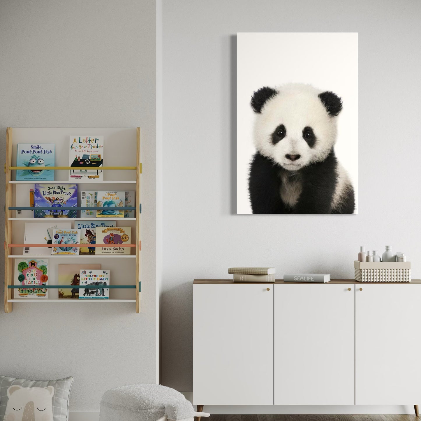 Cuadro decorativo canvas Panda 003