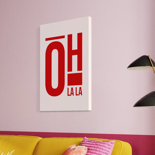 Cuadro decorativo canvas Lettering 009
