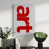 Cuadro decorativo canvas Lettering 008