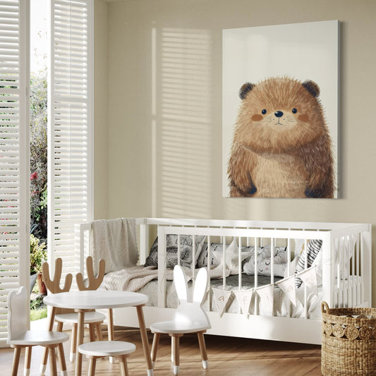 Cuadro decorativo canvas Oso 006