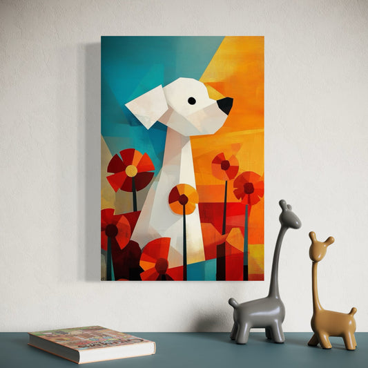 Cuadro decorativo canvas Perrito 002