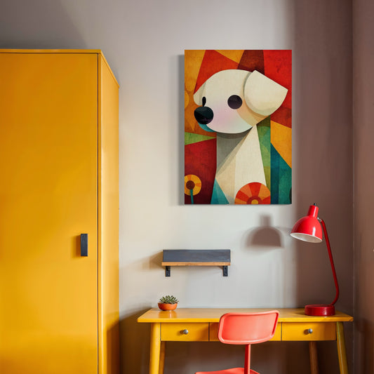 Cuadro decorativo canvas Perrito 001