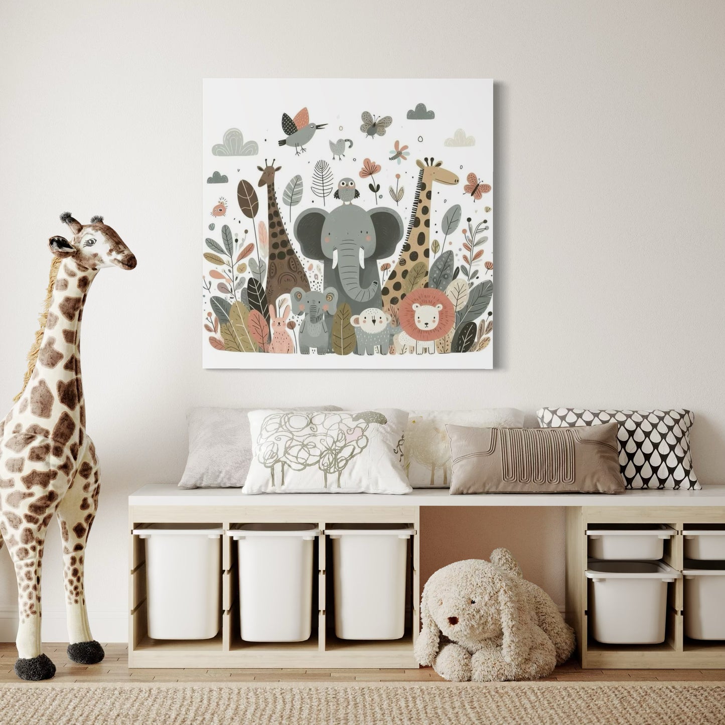 Cuadro decorativo canvas Animalitos 001