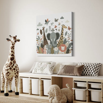 Cuadro decorativo canvas Animalitos 001