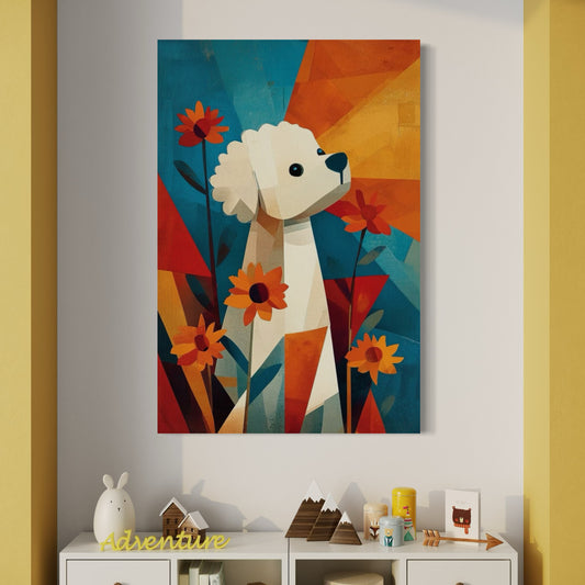 Cuadro decorativo canvas Perrito 003