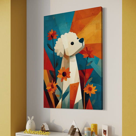 Cuadro decorativo canvas Perrito 003