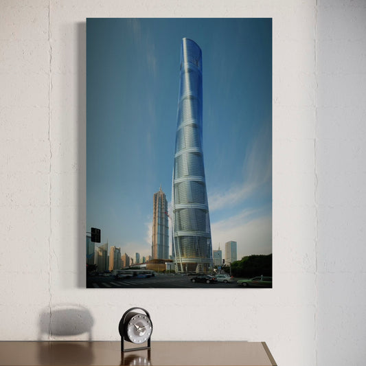 Cuadro decorativo canvas Shangai Tower