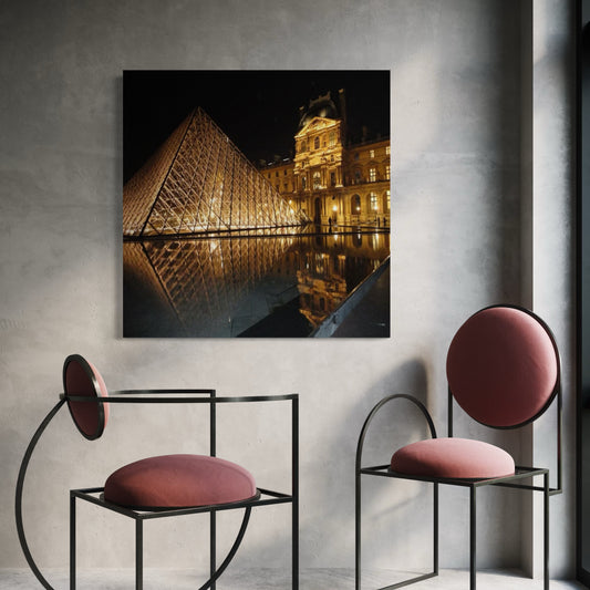 Cuadro decorativo canvas Museo del Louvre 001