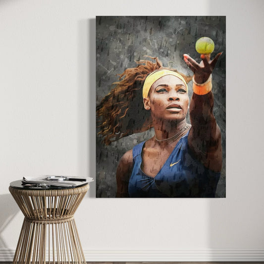 Cuadro decorativo canvas Serena Williams 001